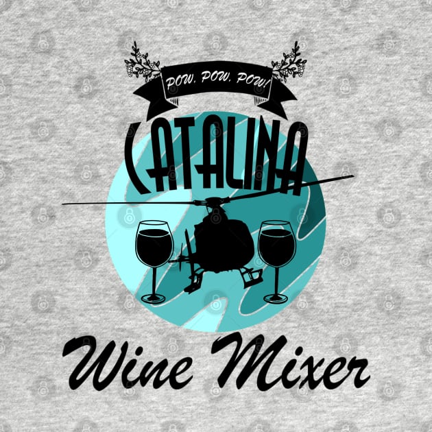 Catalina Wine Mixer Blue by Danispolez_illustrations